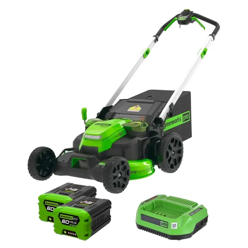 Аккумуляторная газонокосилка Greenworks GD60LM612K2 (2 x 2 Ач, ЗУ) 2519107U2A