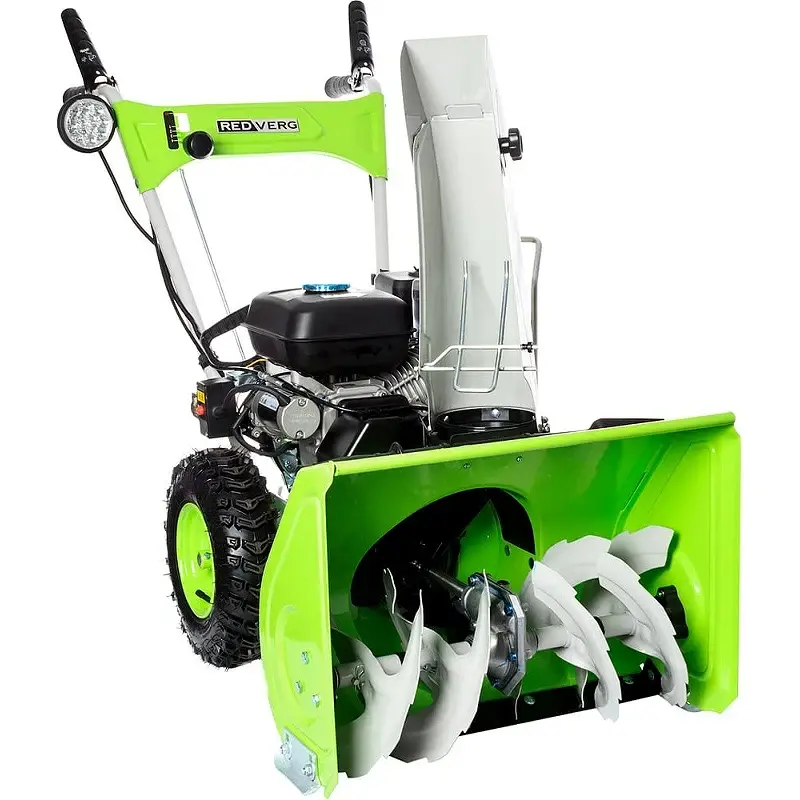 Redverg RD-SB56/7E бензиновый снегоуборщик 7 л.с. ковш 56 см, выброс 15 м, 4 вперед/1 назад