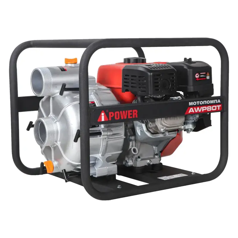 A-iPower AWP80T для грязной воды мотопомпа бензиновая 30231