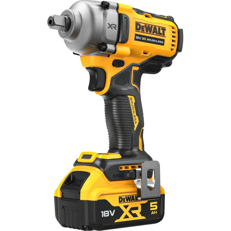 DeWalt DCF891P2T-QW аккумуляторный импульсный гайковёрт (2 x 5 Ач, ЗУ)