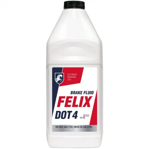 Тормозная жидкость Felix DOT 4, 455 гр