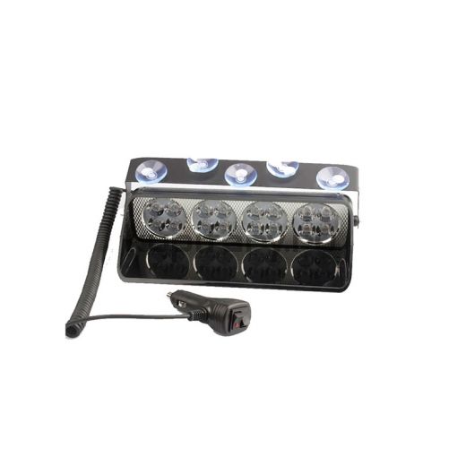 Панель-вспышка под лобовое стекло стробоскоп 10W красный/синий свет 12 Вольт ST2014