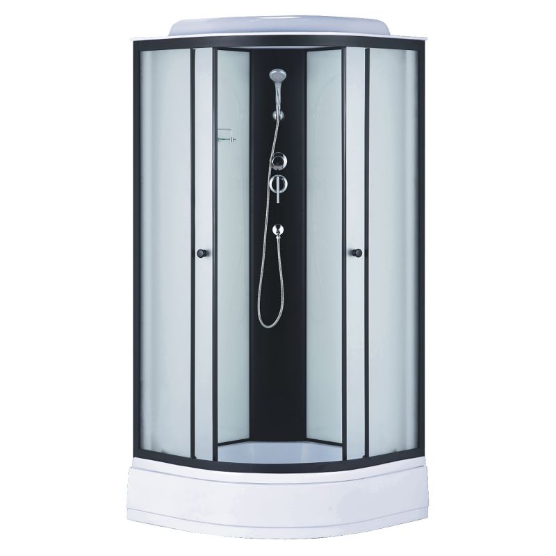 Душевая кабина Loranto 100х100, поддон 26 см, матовое стекло CS-881EC26TM/W-100