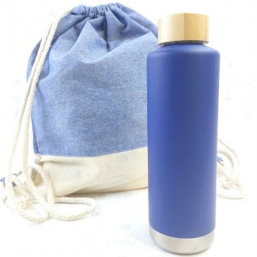 Термобутылка Norres синяя