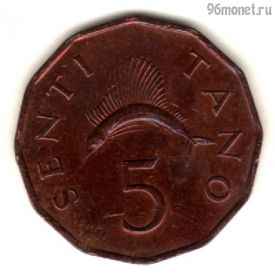 Танзания 5 центов 1984