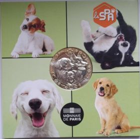 Собака 5 Евро Франция 2025 UNC