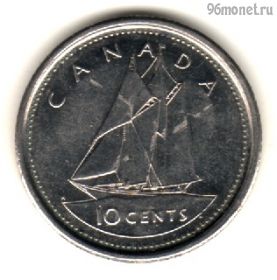 Канада 10 центов 2002
