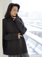 Свитер из мериноса графит