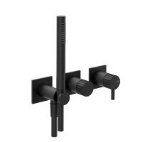 Смеситель для душа Gessi Incastri 75036 встраиваемый с ручным душем и переключателем на 2 источника схема 13