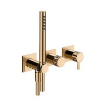 Смеситель для душа Gessi Incastri 75036 встраиваемый с ручным душем и переключателем на 2 источника схема 16