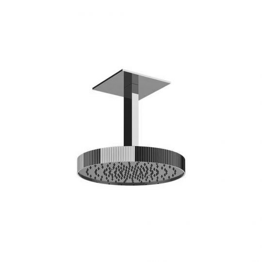 Верхний душ Gessi Incastri Rigato 75170 потолочный высота 11-190 см схема 3