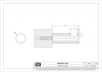 Крючок Gessi Incastri 75521 6 см схема 2