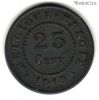 Бельгия 25 сантимов 1915