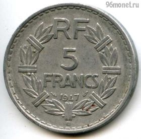 Франция 5 франков 1947 В