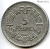 Франция 5 франков 1947 В