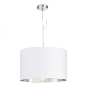 SLE300503-03 Светильник подвесной Никель/Белый, Серебристый E27 3*40W