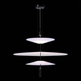 SL6101.423.01 Люстра подвесная ST-Luce Черный/Белый LED 1*15W 3000K