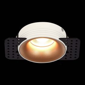 ST218.528.01 Св-к встр. Белый GU10 1*50W  IP20 D78xH30 165-265V Без ламп