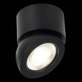 ST654.432.10 Светильник потолочный Черный LED 1*10W 3000K 850Lm Ra>90 38° IP20 D95xH96 180-240V