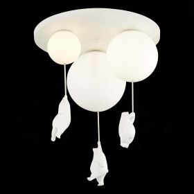 SLE115402-03 Светильник потолочный Белый/Белый E27/G9 3*160W