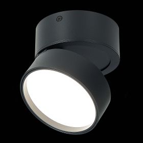 ST651.442.14 Светильник потолочный поворотный Черный LED 1*14W 4000K 1 100Lm Ra>90 120° IP20 D105xH8