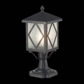 SL084.405.01 Светильник уличный наземный ST-Luce Черный/Черный, Прозрачный E27 1*60W