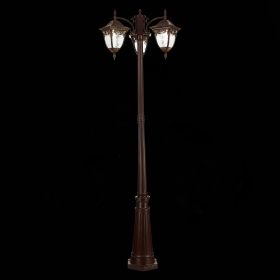 SL083.705.03 Светильник уличный наземный ST-Luce Кофейный/Кофейный, Прозрачный E27 3*60W