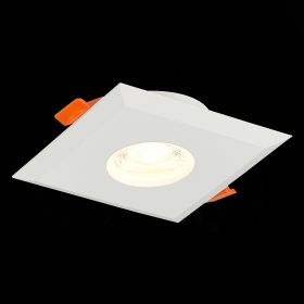 ST204.508.01 Св-к встр. Белый GU10 1*50W  L94xW94xH25 220V Без ламп