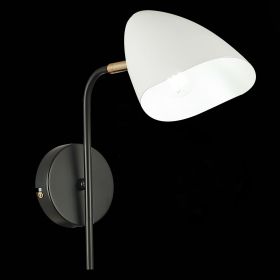 SLE103601-01 Светильник настенный Черный, Золотой/Белый E14 1*40W