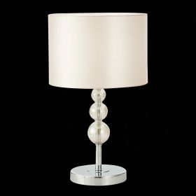 SLE105704-01 Прикроватная лампа Хром/Светло-бежевый E14 1*40W