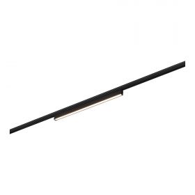 ST665.436.08 Магнитный трековый светильник Черный LED 1*8W 3000K 250Lm Ra>80 100° IP20 L300xW10xH18