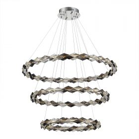 SL6009.103.03 Люстра подвесная ST-Luce Хром/Прозрачно-Дымчатый LED 1*75W 3000K