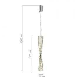 SL6205.303.01 Светильник подвесной ST-Luce Латунь/Прозрачный LED 1*11W 4000K