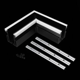 ST003.479.01 Угол-соединитель для профиля SKYLINE 48 с демпф. системой ST-Luce Черный