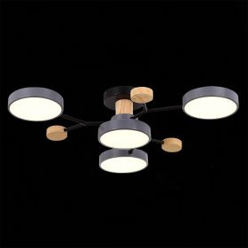 SLE6006-702-04 Светильник потолочный Серый/Серый LED 4*12W 3000K/4500K/6000K