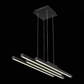 SL933.403.04 Люстра подвесная ST-Luce Черный/Белый,Черный LED 1*38W 3000K/4000K/6000K