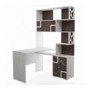 Стол письменный Омега 16 с надстройкой угловой (левый)