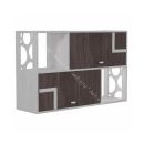 Полка навесная №2 Омега 16 с откидными дверками