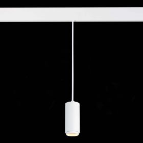 ST357.533.06 Магнитный трековый светильник подвесной ZOOM Белый LED 1*6W 3000K 667Lm Ra>80 10-60° IP.