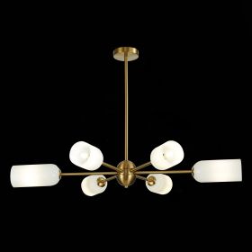 SL1180.202.06 Люстра потолочная ST-Luce Золотистый/Белый E14 6*40W.