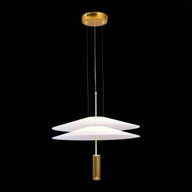 SL6101.203.01 Люстра подвесная ST-Luce Золотистый/Белый LED 1*10W 3000K.