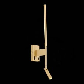 SL1580.201.02 Светильник настенный ST-Luce Матовое золото/Белый LED 2*6+3W 3200K.