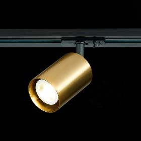 ST302.206.01 Св-к трек. Золотистый GU10 1*50W  IP20 L100xW70xH172 220V Без ламп.