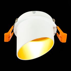 ST214.508.01 Св-к встр. Белый GU10 1*50W  IP20 L68xW68xH68 220V Без ламп.