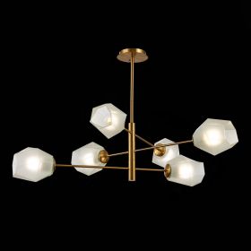 SLE205202-06 Светильник потолочный Латунь/Белый E27 6*60W.