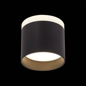 ST102.442.09 Светильник потолочный Черный LED 1*9W 4000K 702Lm Ra>80 120° IP20 D79xH75 170-240V.