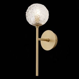 SL1152.201.01 Светильник настенный ST-Luce Золотистый/Прозрачный G9 LED 1*5W.