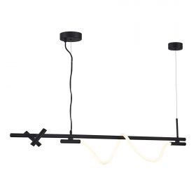 SL6118.403.03 Светильник подвесной ST-Luce Черный/Черный LED 2+1*3+11W 4000K.