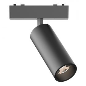 ST677.436.09 Магнитный трековый светильник Черный LED 1*9W 3000K 540Lm Ra>90 IP20 D44xH110 48V.