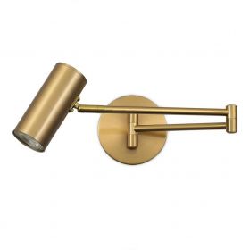 SLE201021-01 Светильник настенный Латунь/Латунь GU10 LED 1*5W 4000K.